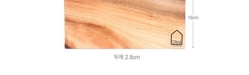 18cm 캄포 x 나무 각 36cm 2호 주방용품 도마